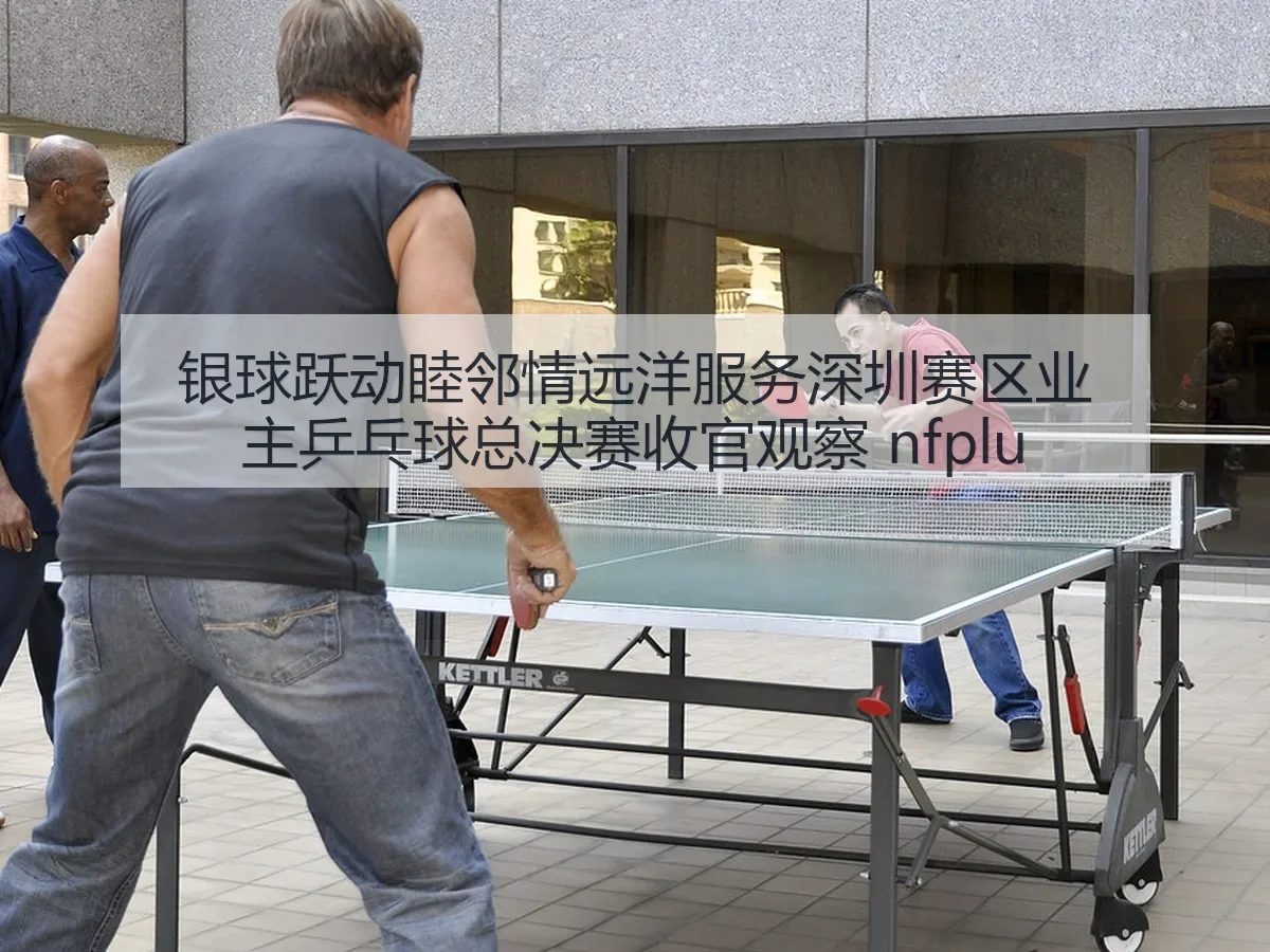 银球跃动睦邻情远洋服务深圳赛区业主乒乓球总决赛收官观察 nfplu
